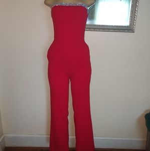 Crystal Doll Strapless Jumpsuit Women's 5